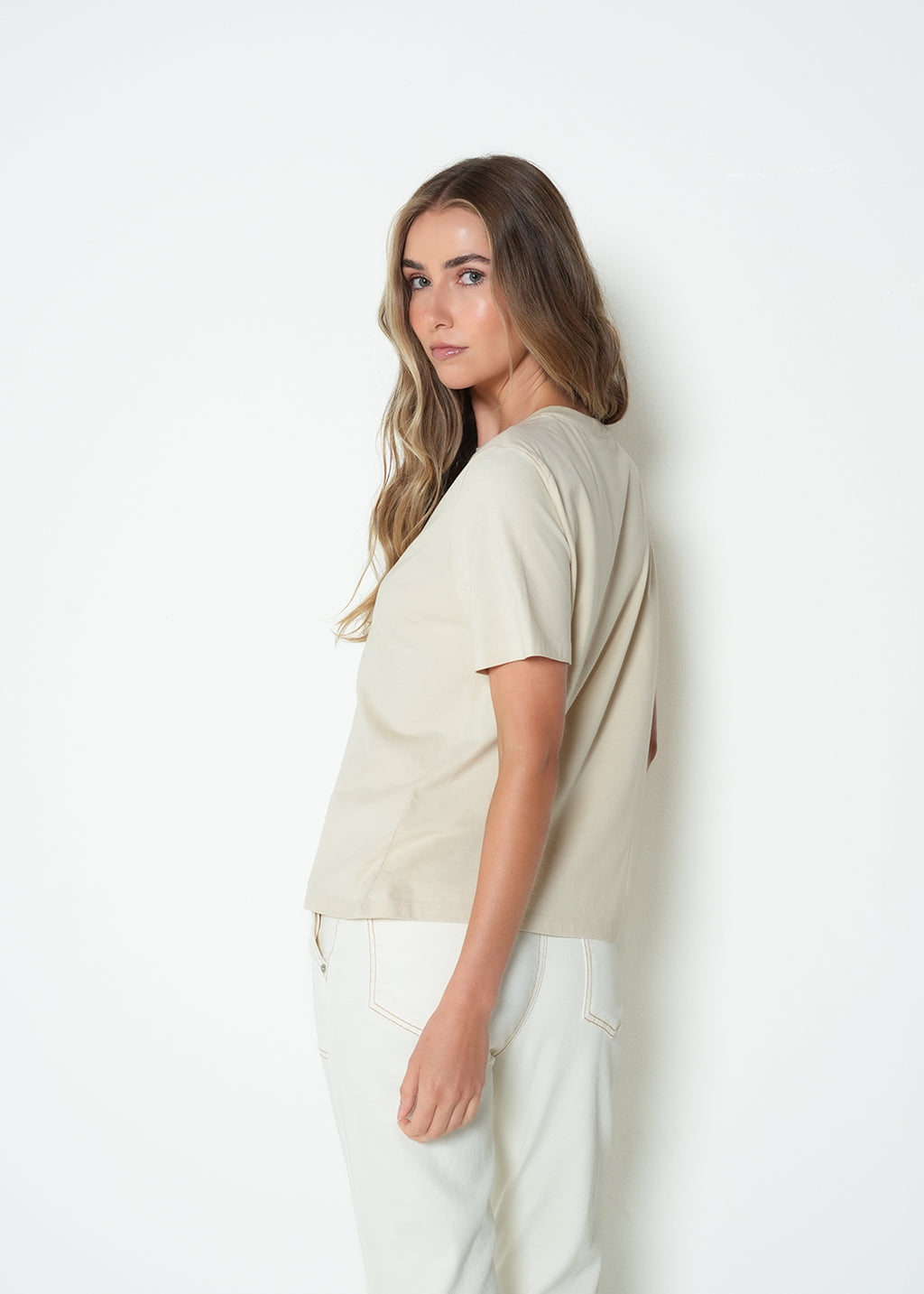 Camiseta regular manga corta estampado - Crudo 14_405H048_CRU141106_6