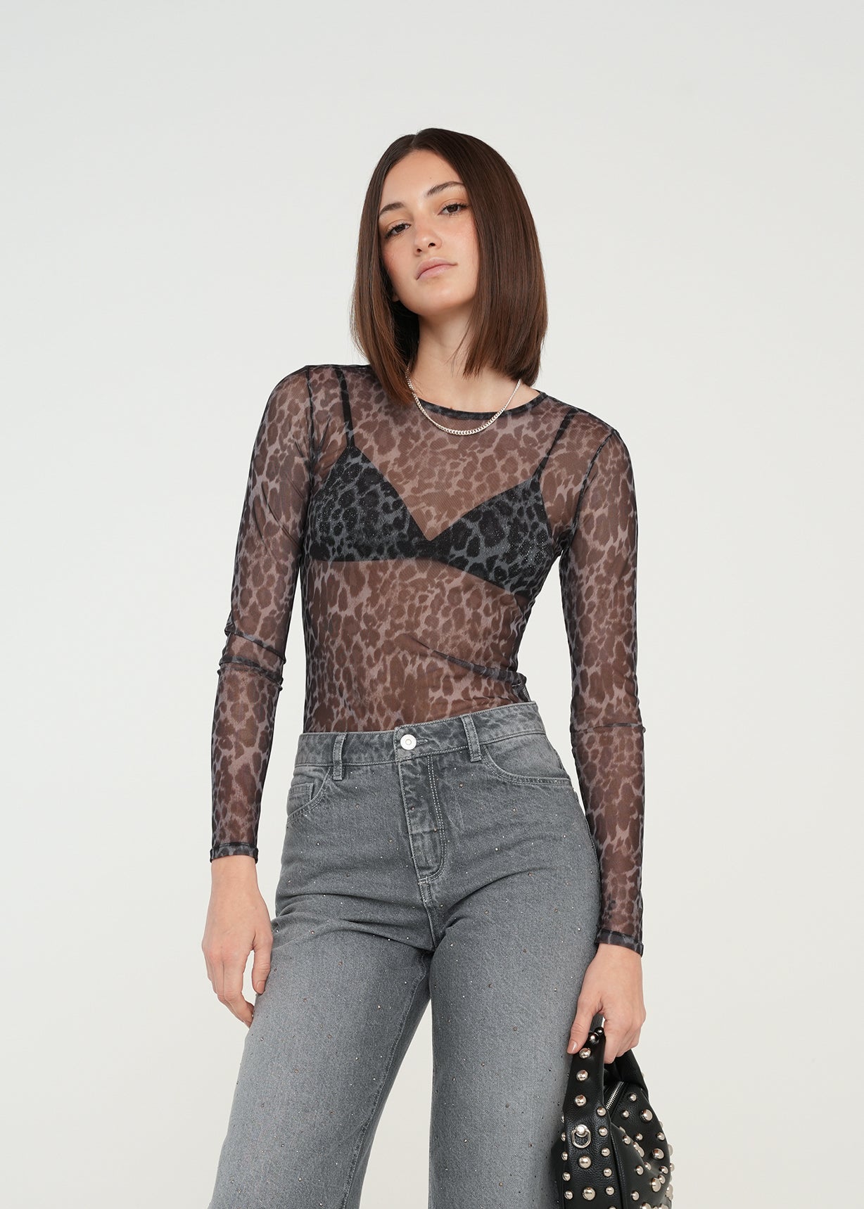 Camiseta de animal print - Negro 14_409G013_NEG193909_0