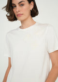 Camiseta manga corta con bordado - Crudo 14_409G052_CRU111001_0
