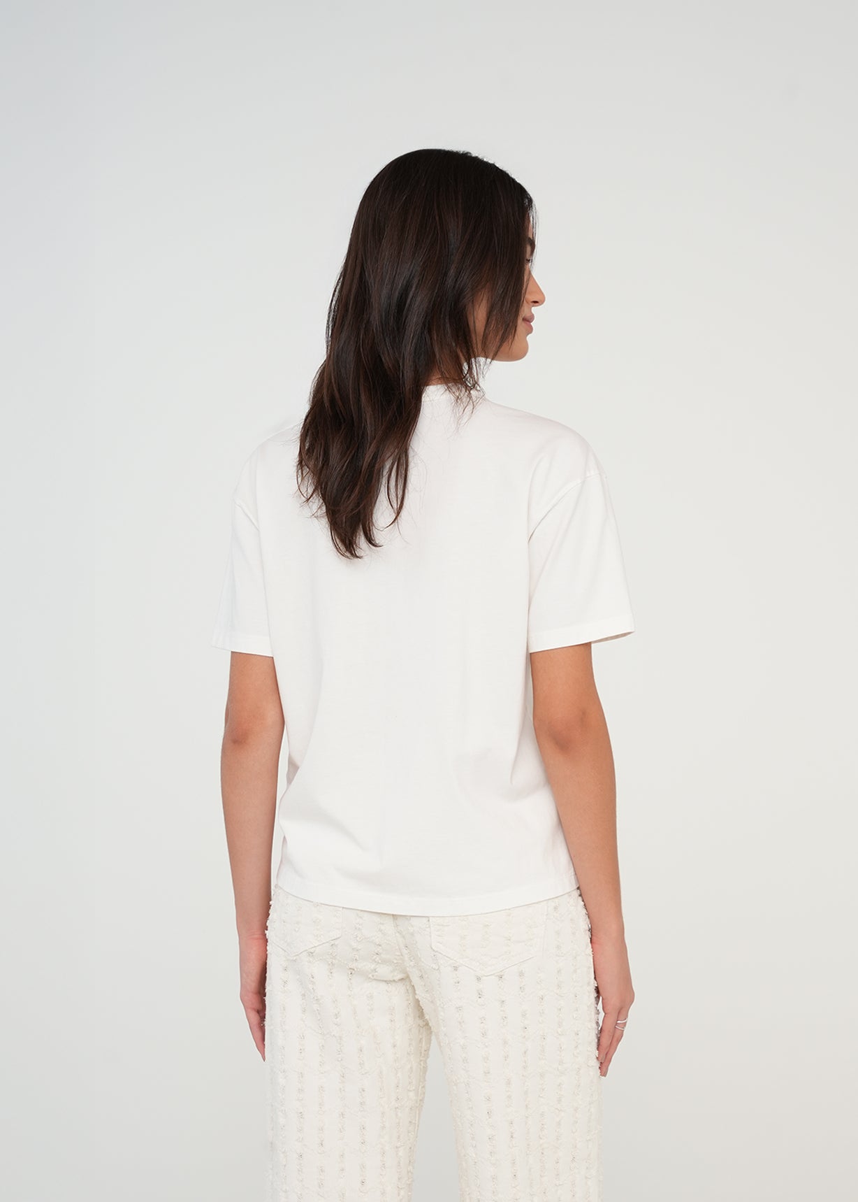 Camiseta con bolsillo tejido - Crudo 14_409G057_CRU111001_7