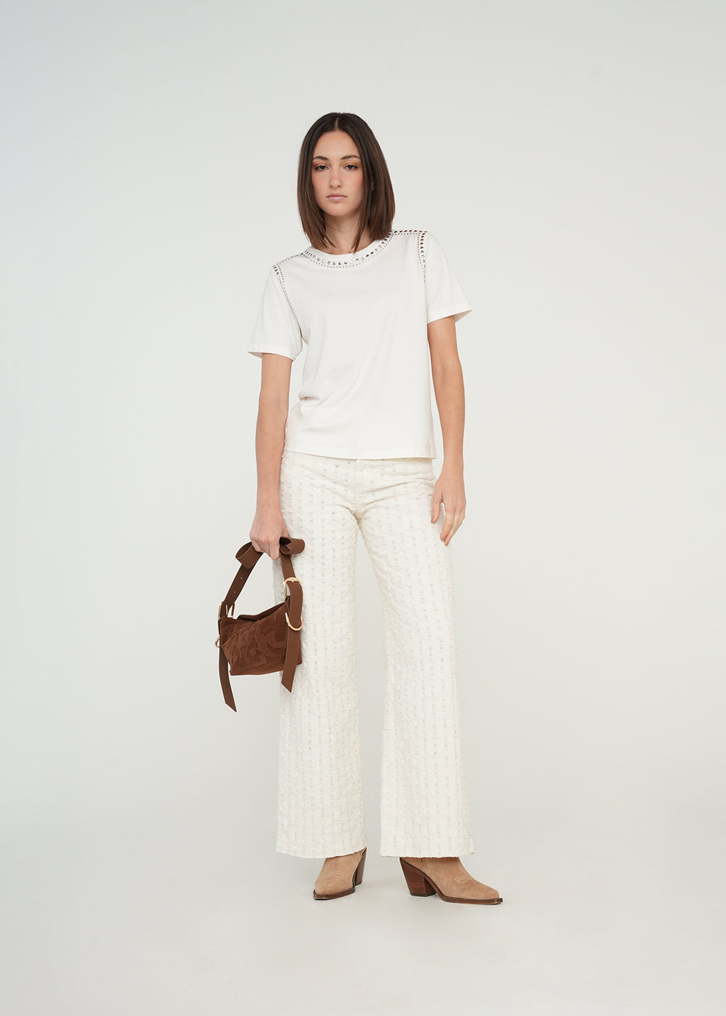 Camiseta con taches - Crudo 14_409G060_CRU111001_3