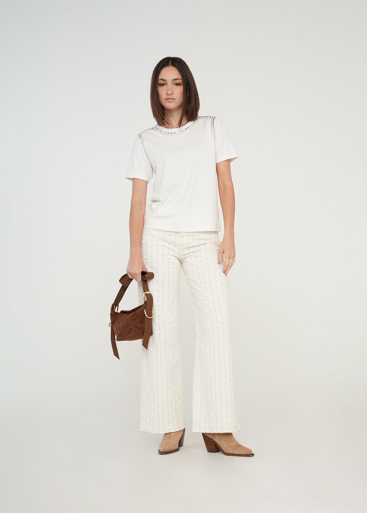 Camiseta con taches - Crudo 14_409G060_CRU111001_3