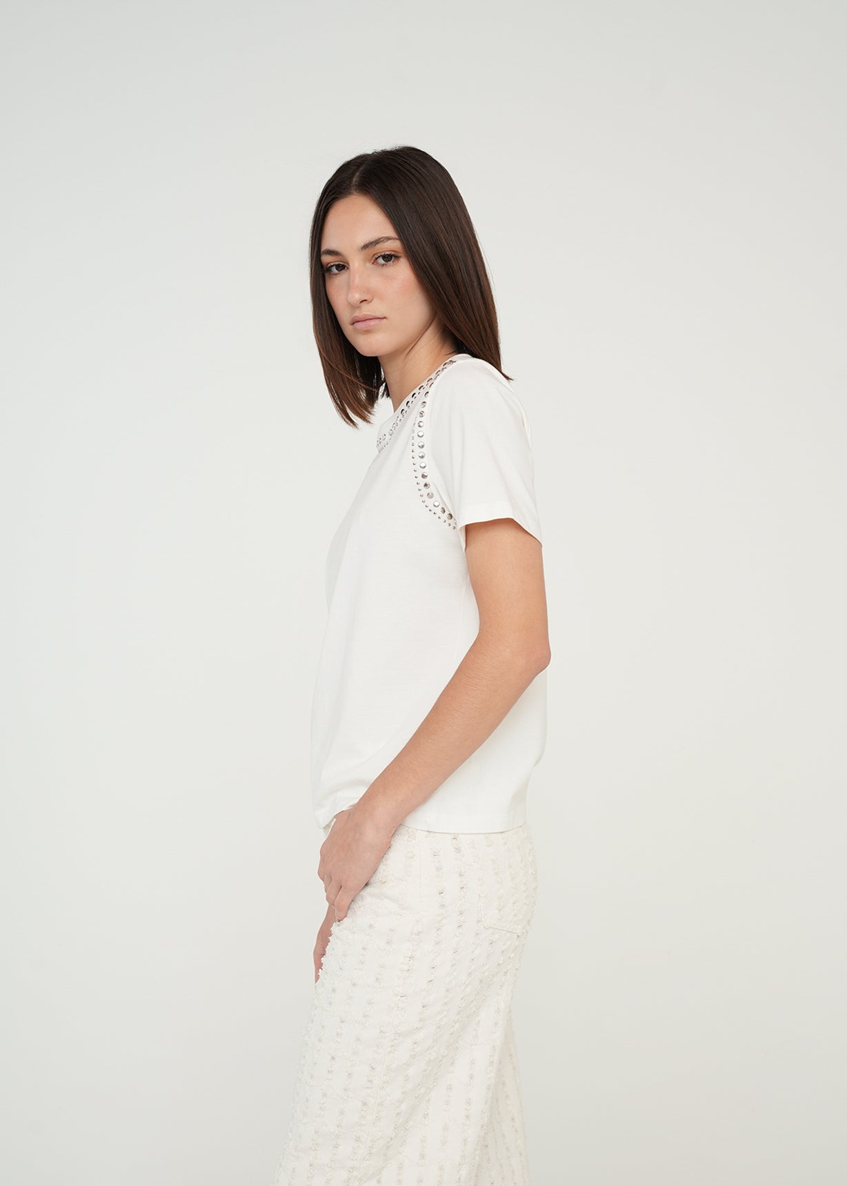 Camiseta con taches - Crudo 14_409G060_CRU111001_5