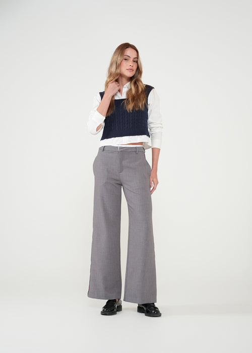 Camisa con chaleco bordado - Crudo 14_411H043_CRU111001_3
