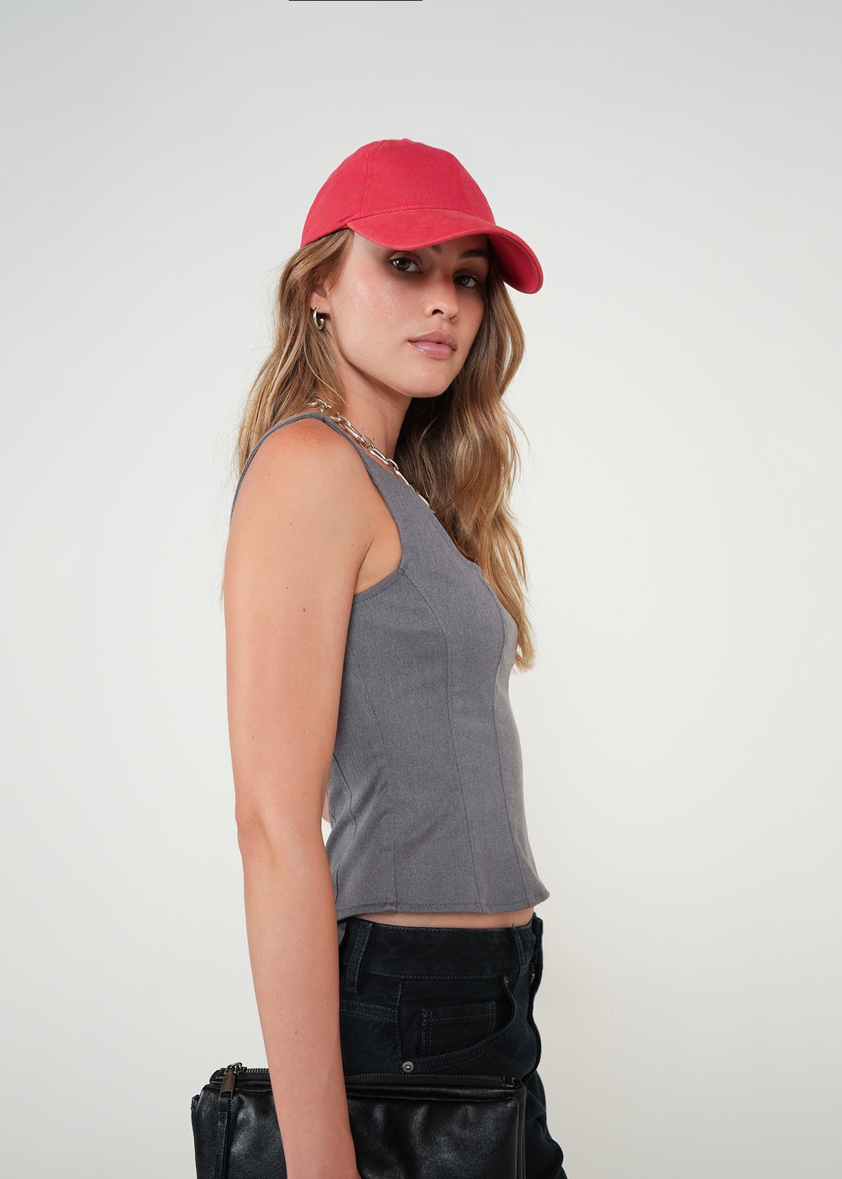 Camisa tipo corsé - Gris 14_411H330_GRI184005_3