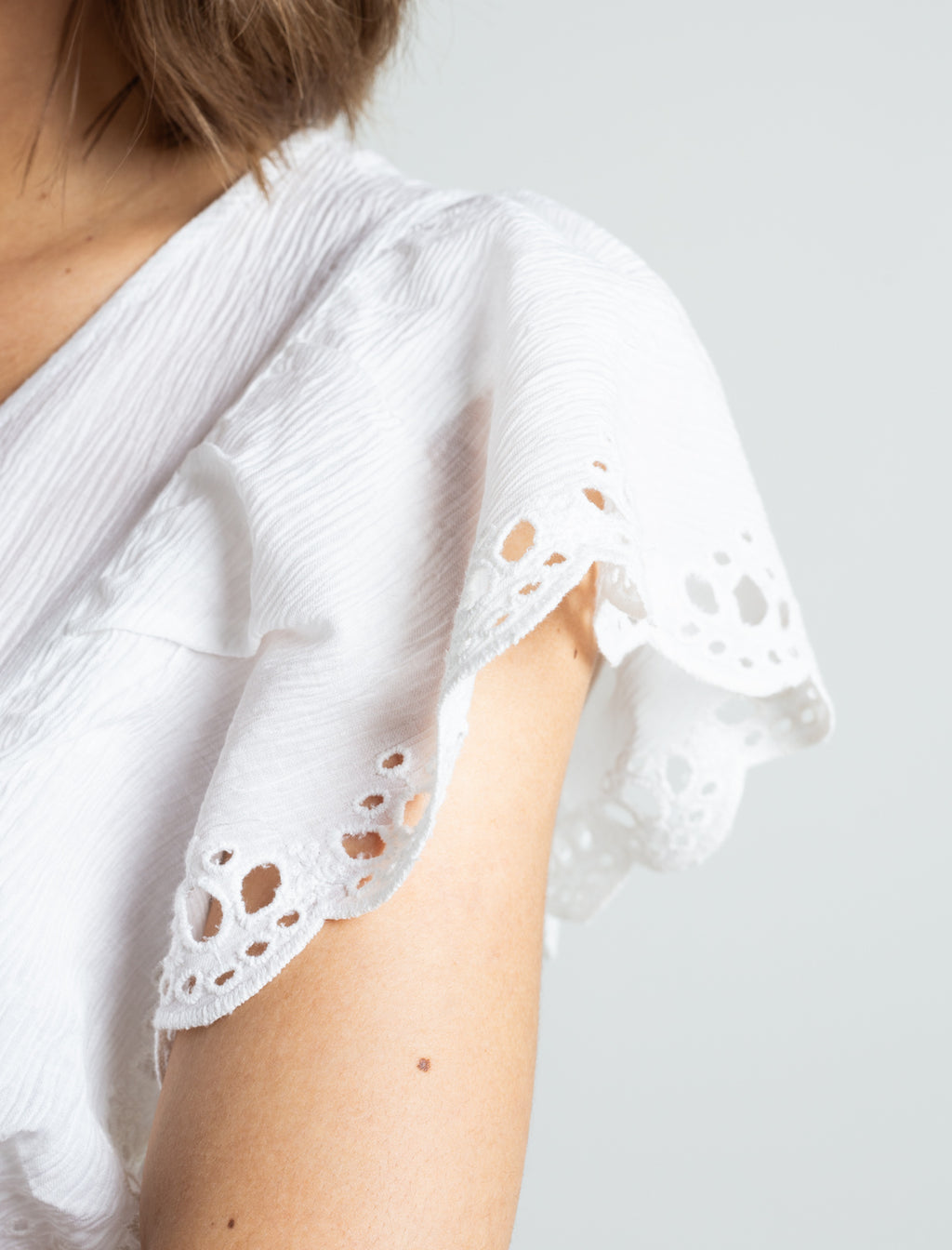 Camisa con boleros decorativos - Crudo 14_412F012_CRU111001_7