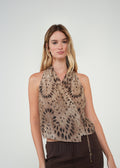 Camisa con diseño cruzado - Gris 14_412H331_GRI171109_0