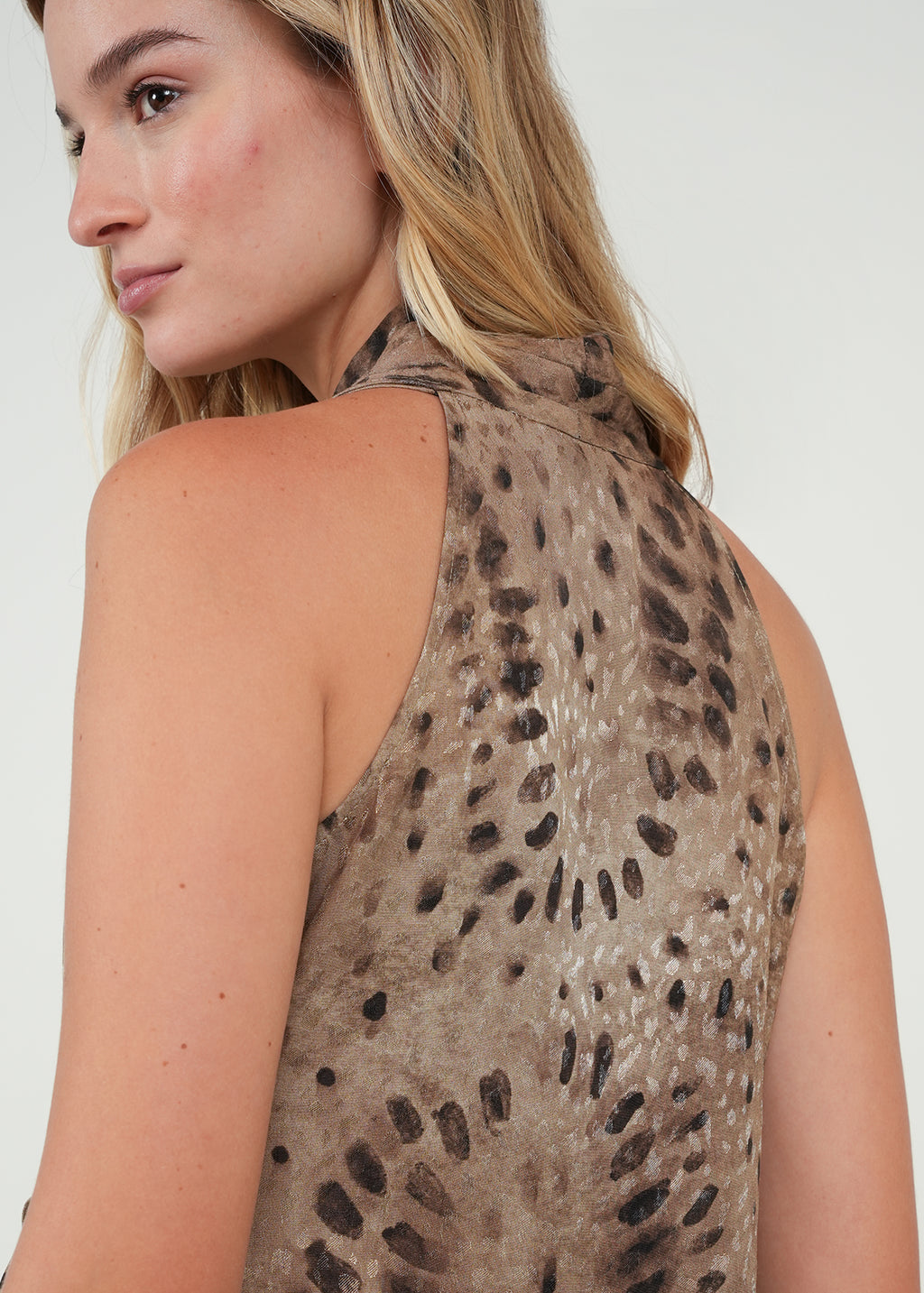 Camisa con diseño cruzado - Gris 14_412H331_GRI171109_6