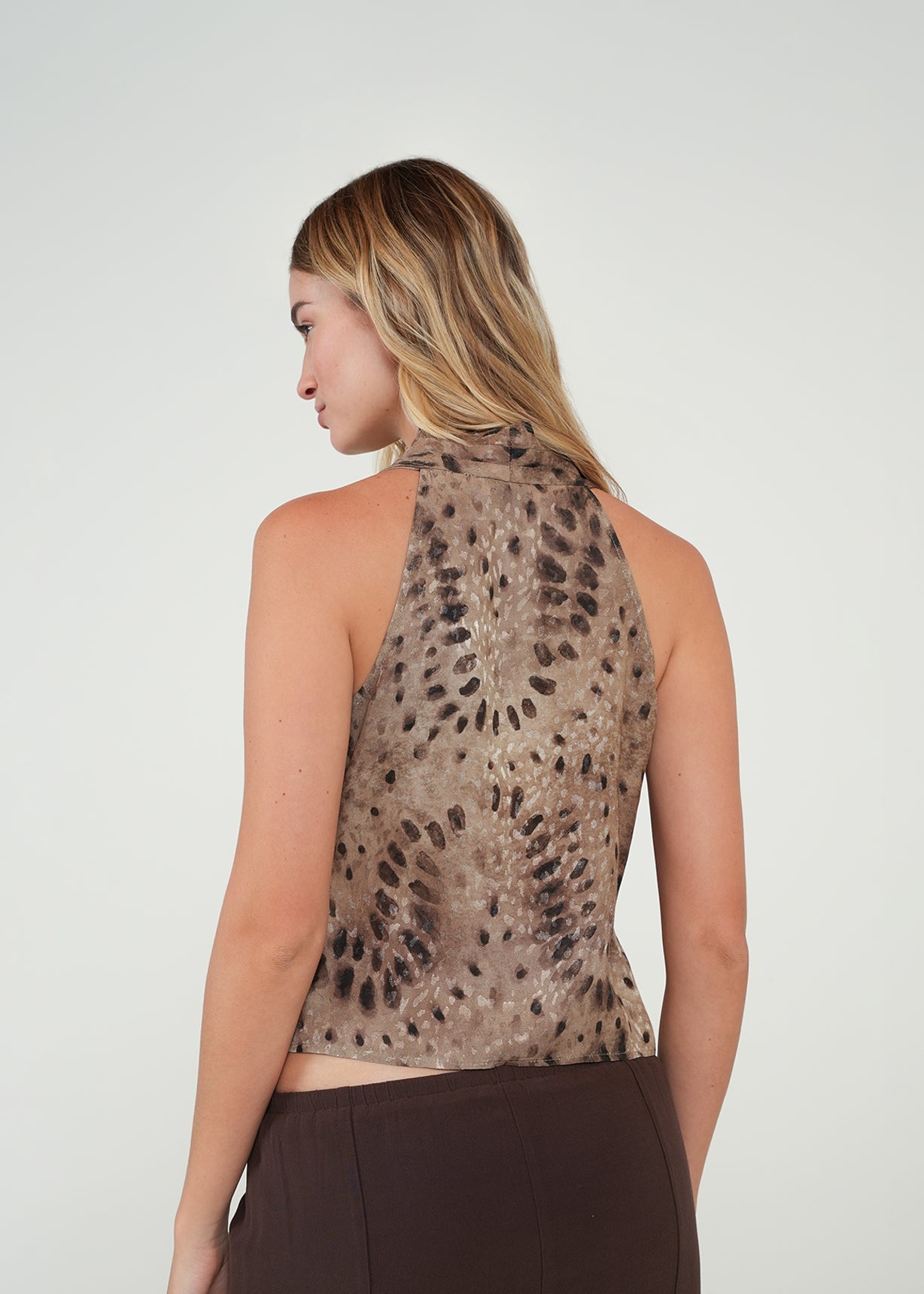 Camisa con diseño cruzado - Gris 14_412H331_GRI171109_7