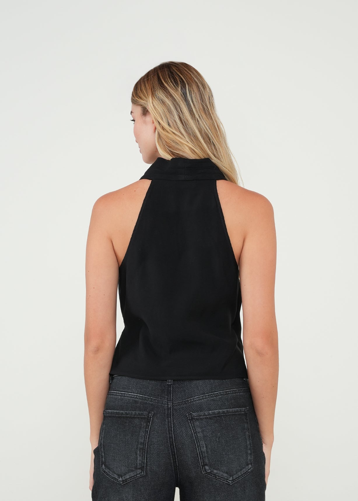 Camisa para anudar en costado - Negro 14_412H332_NEG193909_7
