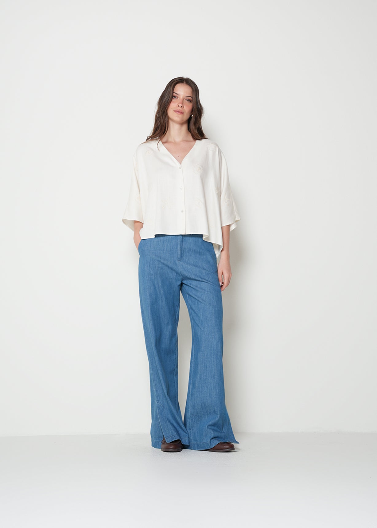 Camisa con bordado marino - Crudo 14_412H343_CRU110605_3