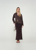 Camisa de animal print con brillo - Café 14_412H346_CAF191016_0