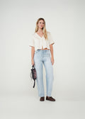 Camisa corta con escote - Crudo 14_412H347_CRU130905_0