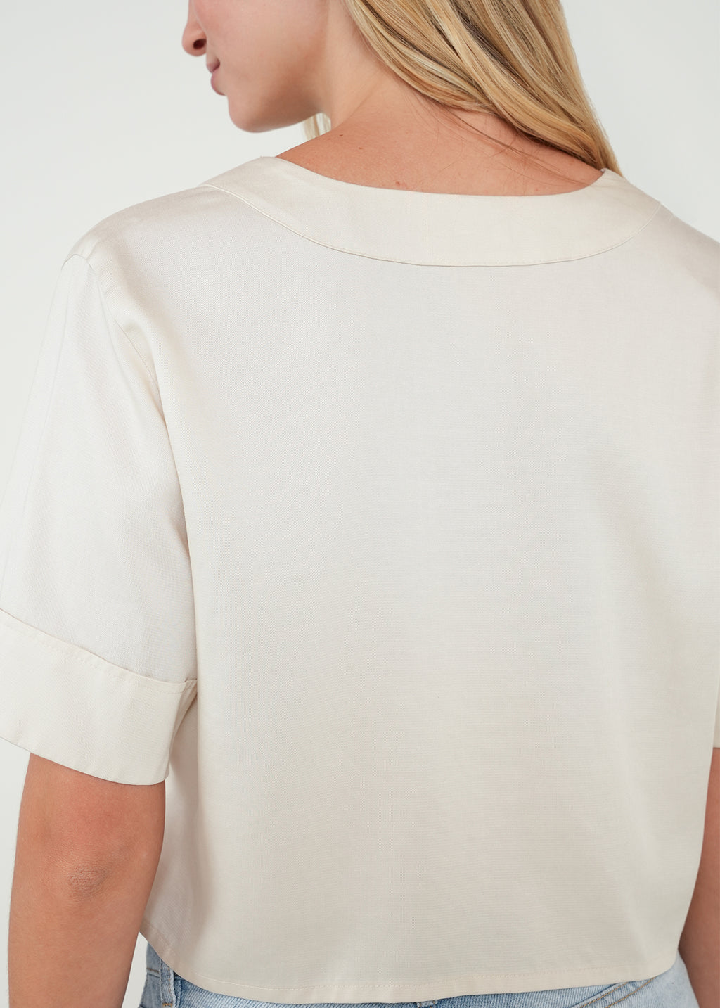 Camisa corta con escote - Crudo 14_412H347_CRU130905_5