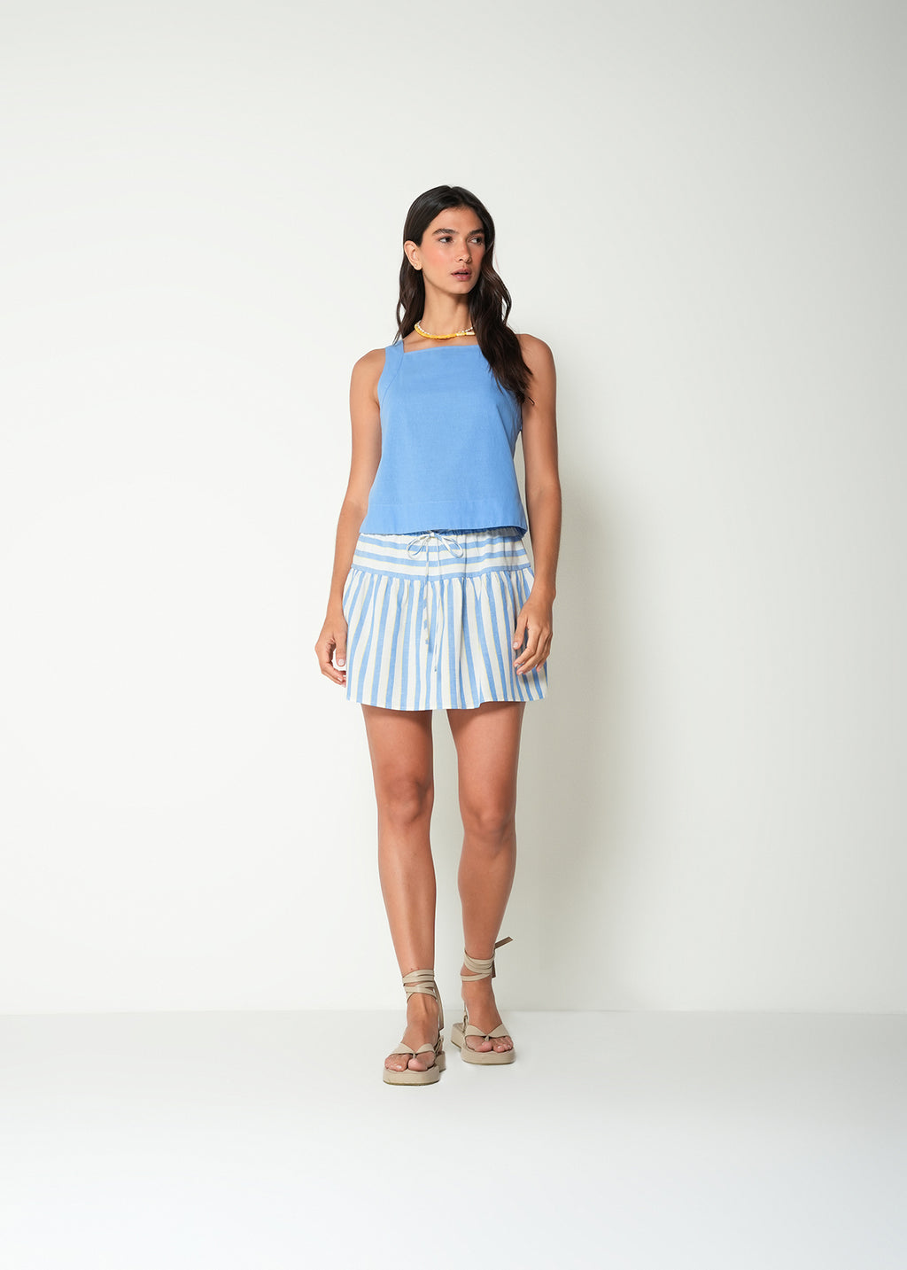 Camisa con detalle en espalda - Azul 14_412H370_AZU173936_3