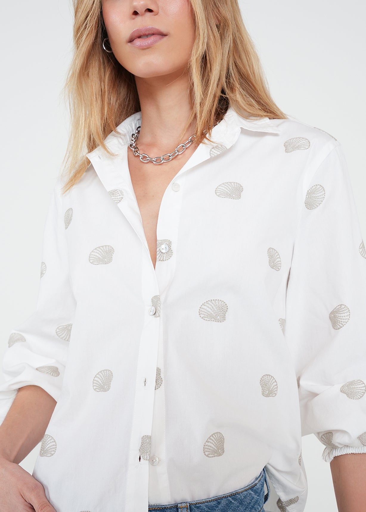 Camisa con mini conchas - Crudo 14_412H379_CRU111001_0