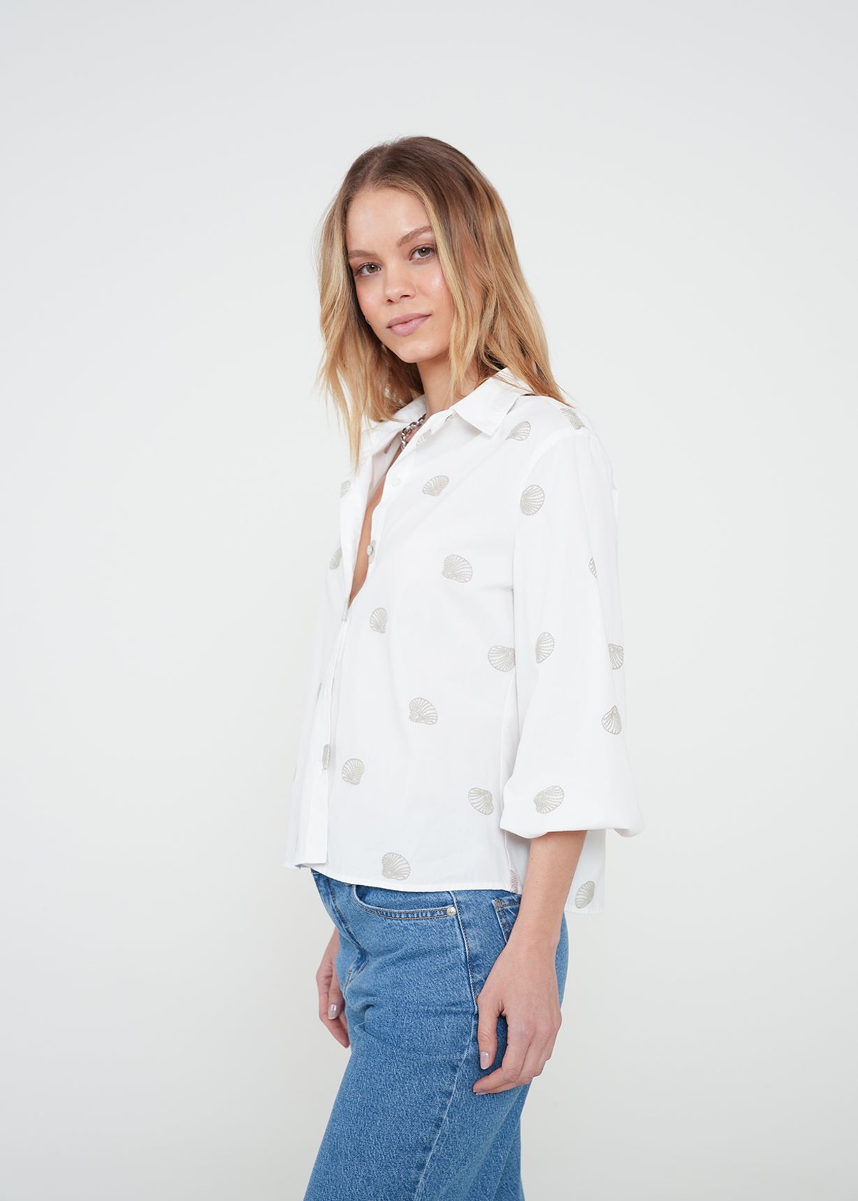 Camisa con mini conchas - Crudo 14_412H379_CRU111001_5