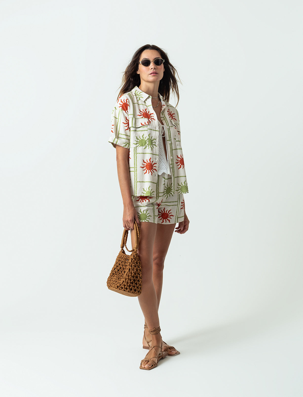 Camisa estampada de botones - Crudo 14_413F382_CRU110605_3