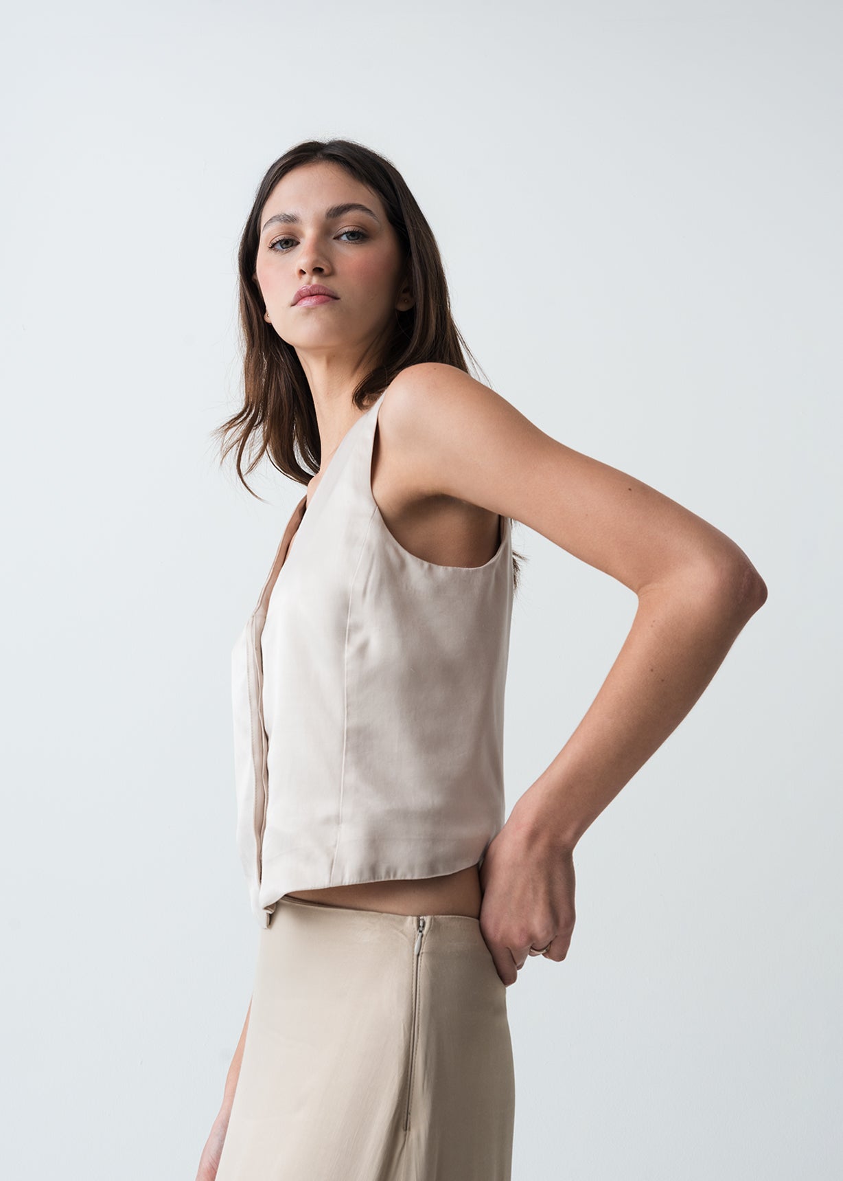 Camisa tipo chaleco - Beige 14_413G377_BEI131012_3