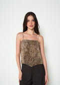 Camisa regular tiras cuello recto estampado - Verde 14_413H301_VER190820_0