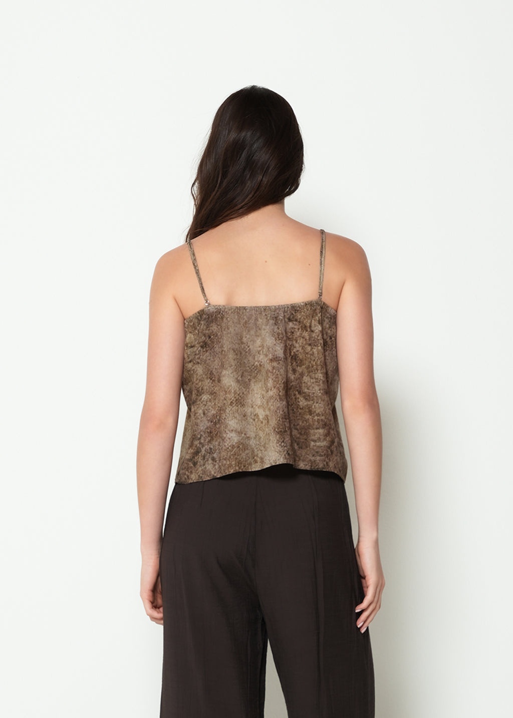 Camisa regular tiras cuello recto estampado - Verde 14_413H301_VER190820_6
