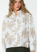 Camisa regular manga larga cuello clásico floral - Crudo 14_413H387_CRU111001_0