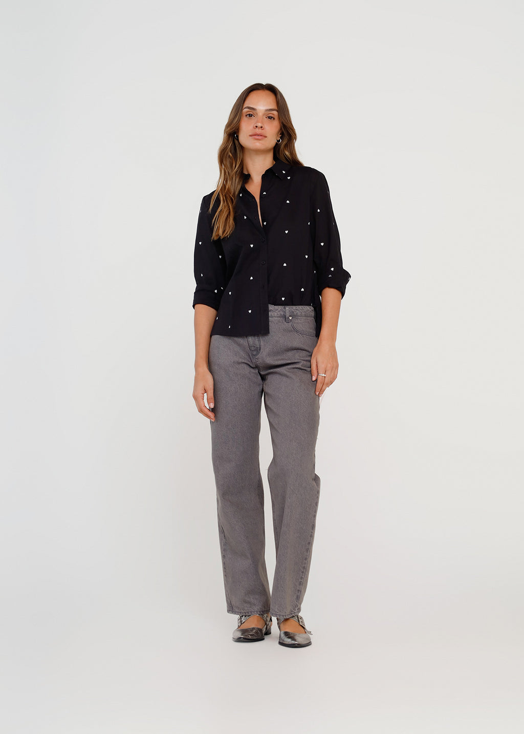 Camisa con corazones - Negro 14_415H005_NEG193909_5
