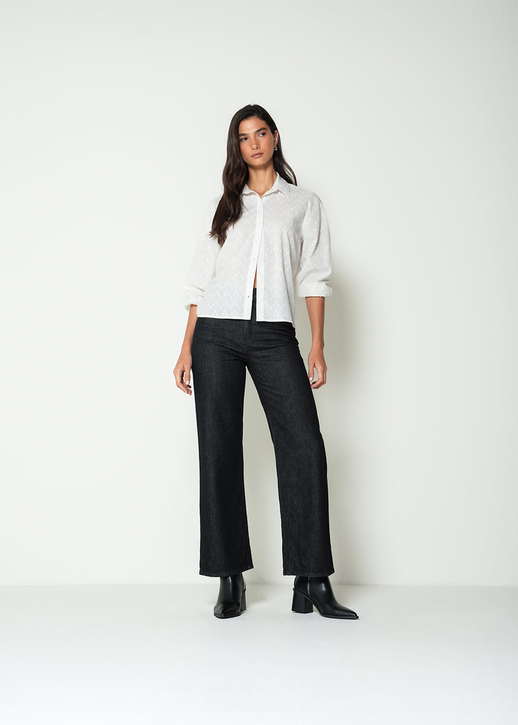 Camisa manga larga con textura - Crudo 14_415H034_CRU111001_0