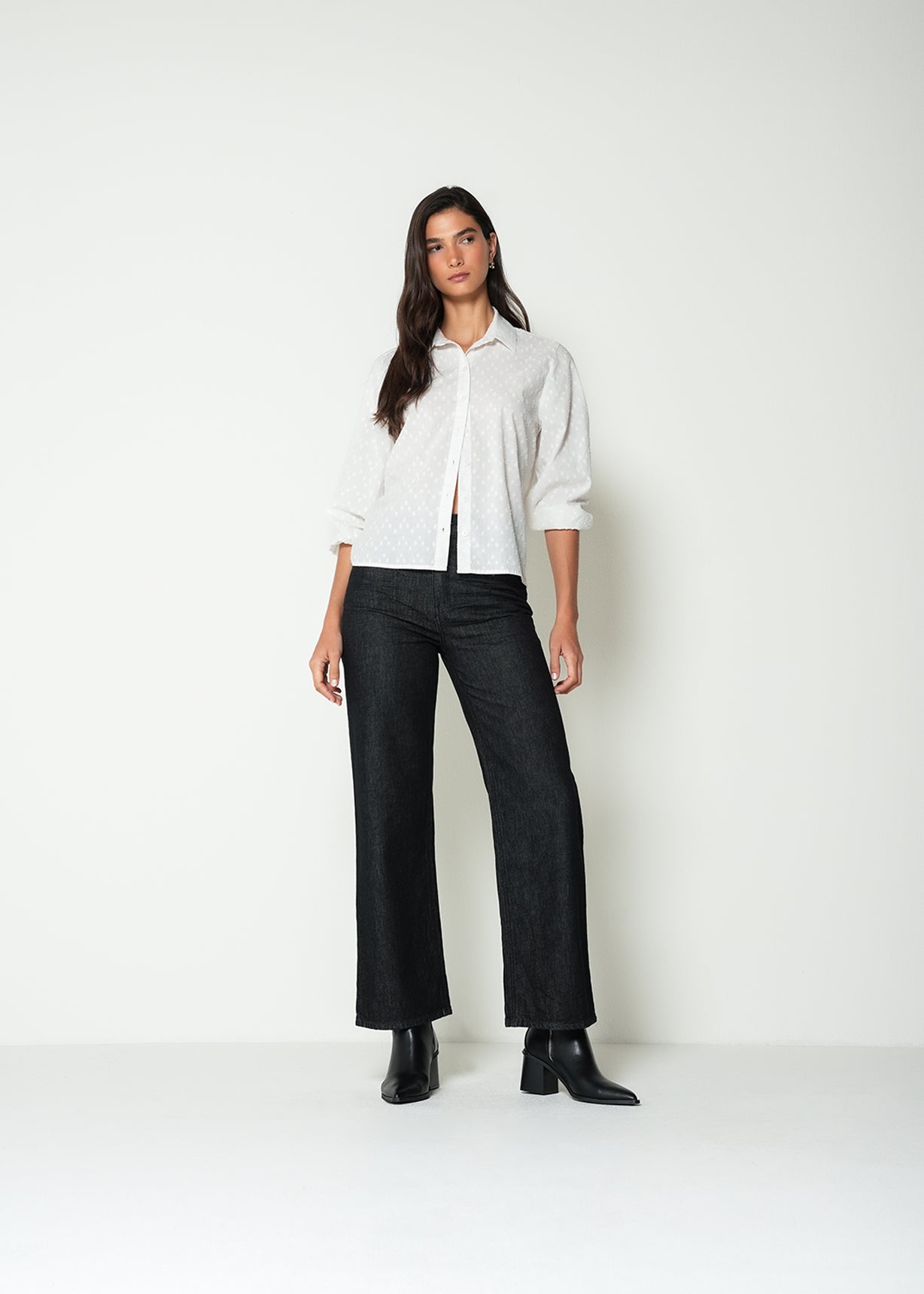 Camisa manga larga con textura - Crudo 14_415H034_CRU111001_0