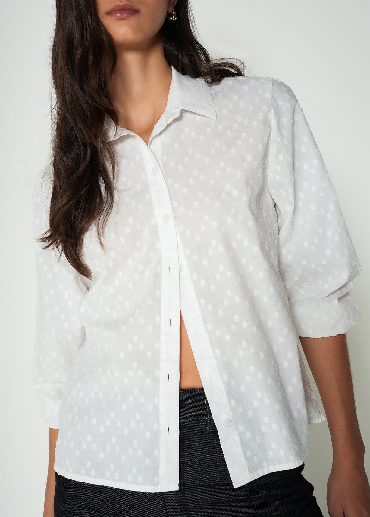 Camisa manga larga con textura - Crudo 14_415H034_CRU111001_4