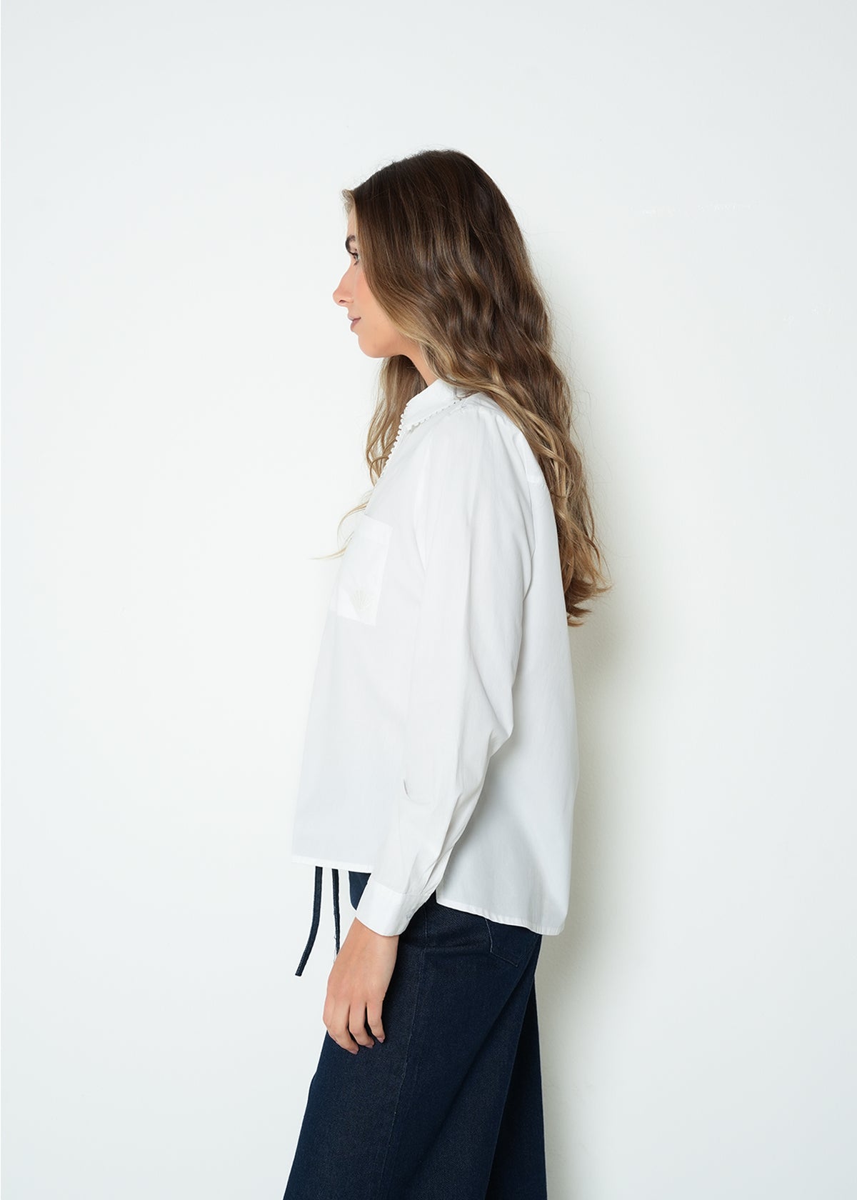 Camisa regular manga larga cuello clásico - Crudo 14_415H050_CRU111001_5