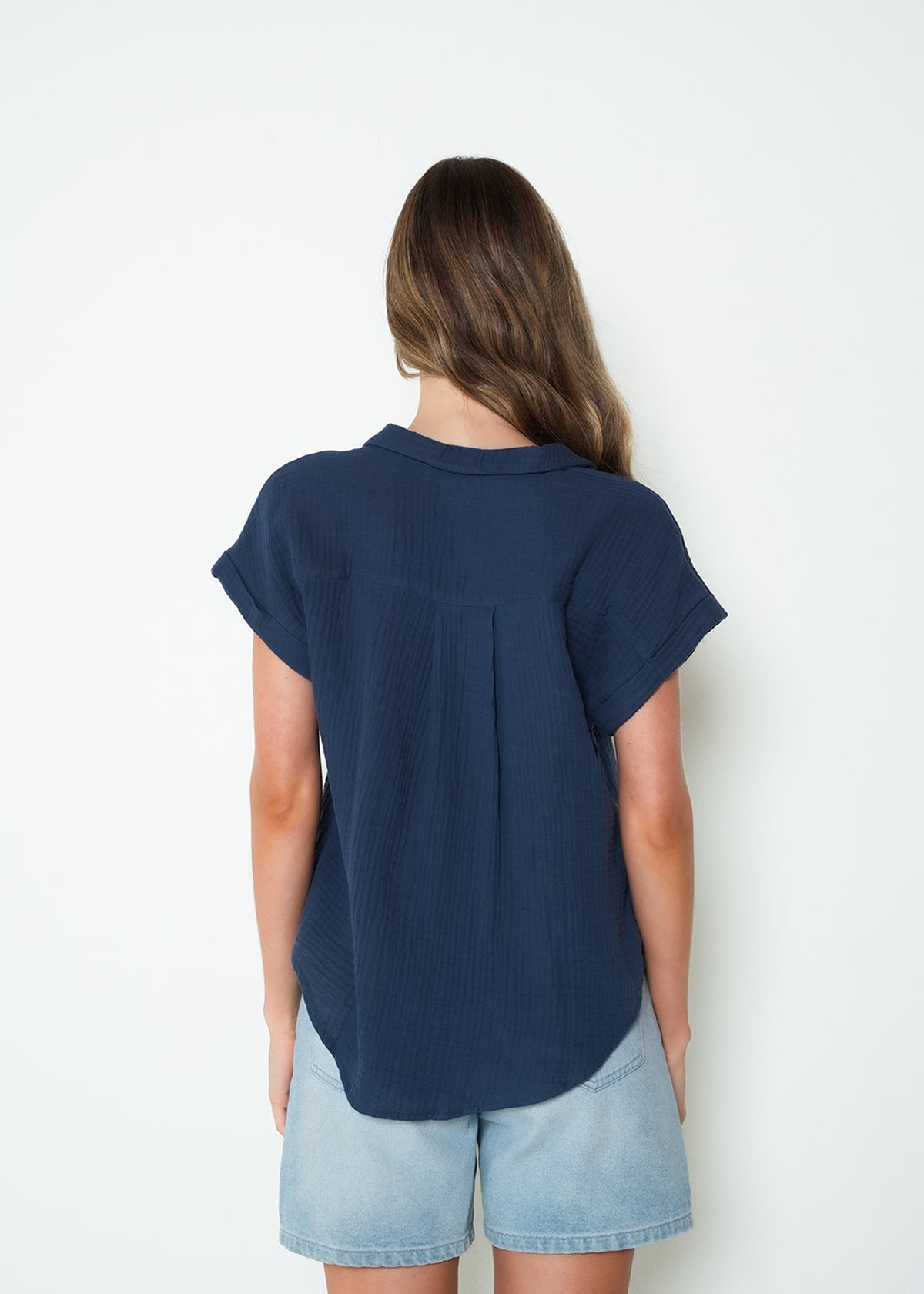 Camisa regular manga corta bordado - Azul 14_415H054_AZU183917_6