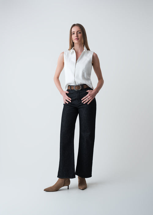 Camisa con cierre en frente - Crudo 14_419G310_CRU111001_3