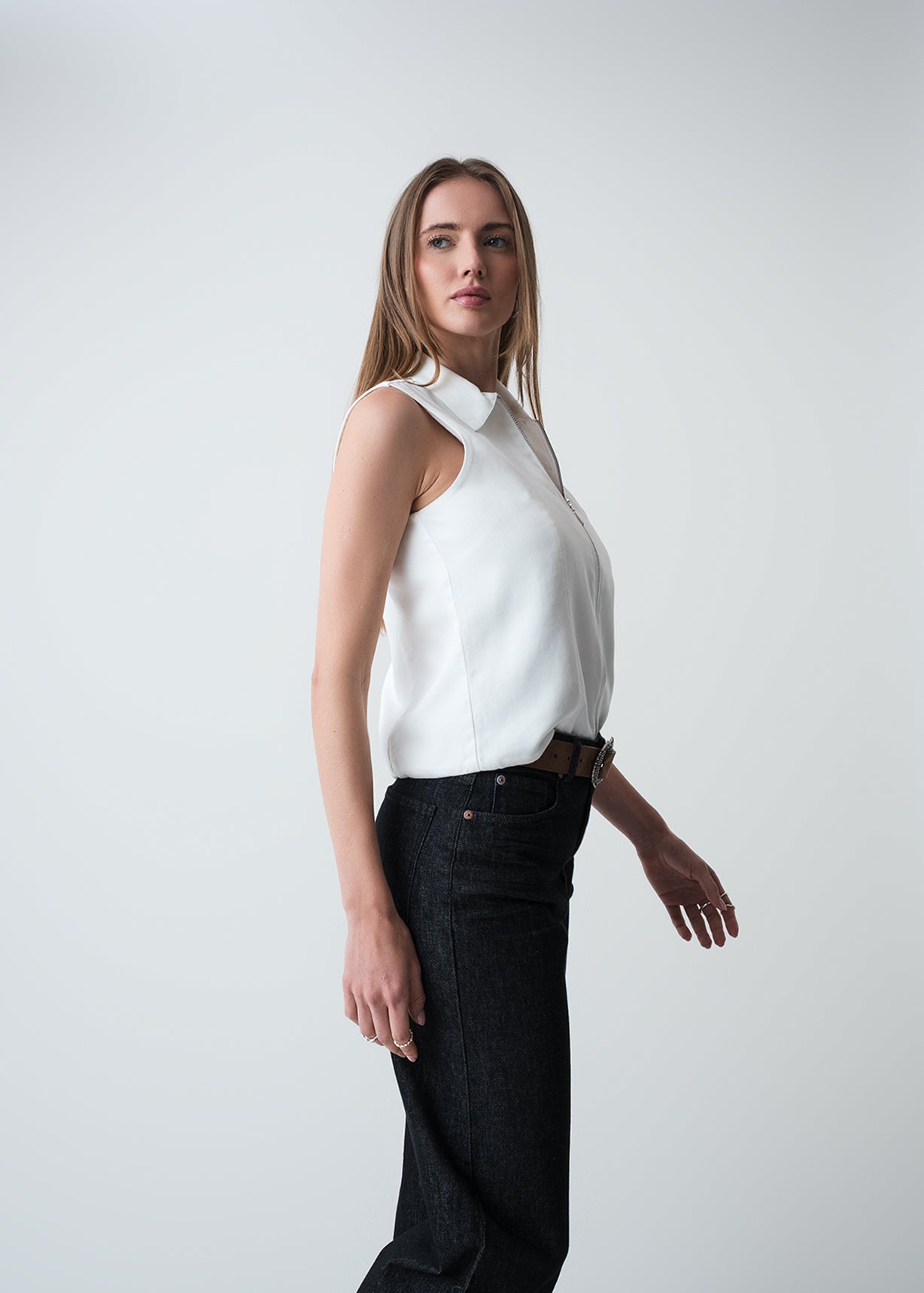 Camisa con cierre en frente - Crudo 14_419G310_CRU111001_5
