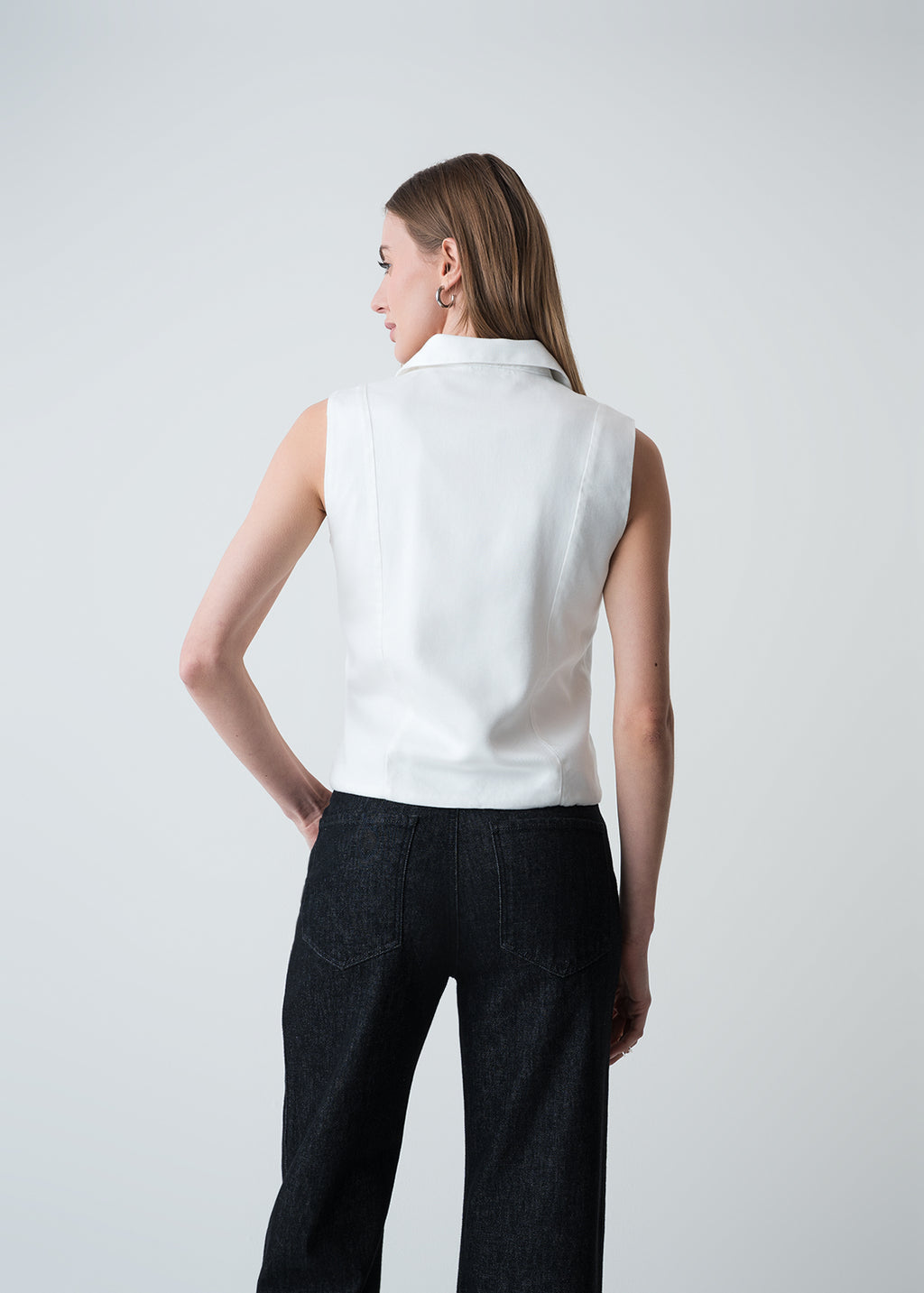 Camisa con cierre en frente - Crudo 14_419G310_CRU111001_7