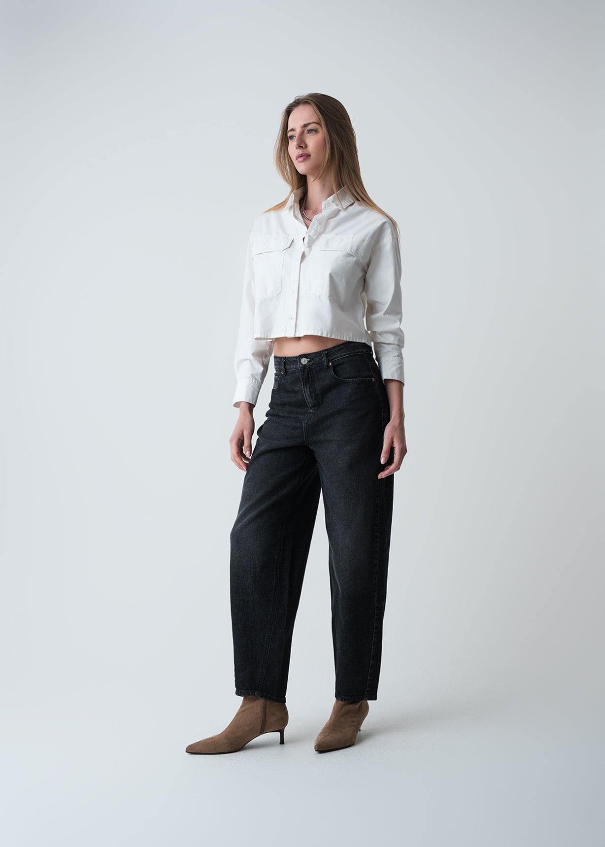 Camisa corta con bolsillos - Crudo 14_419G319_CRU111001_3