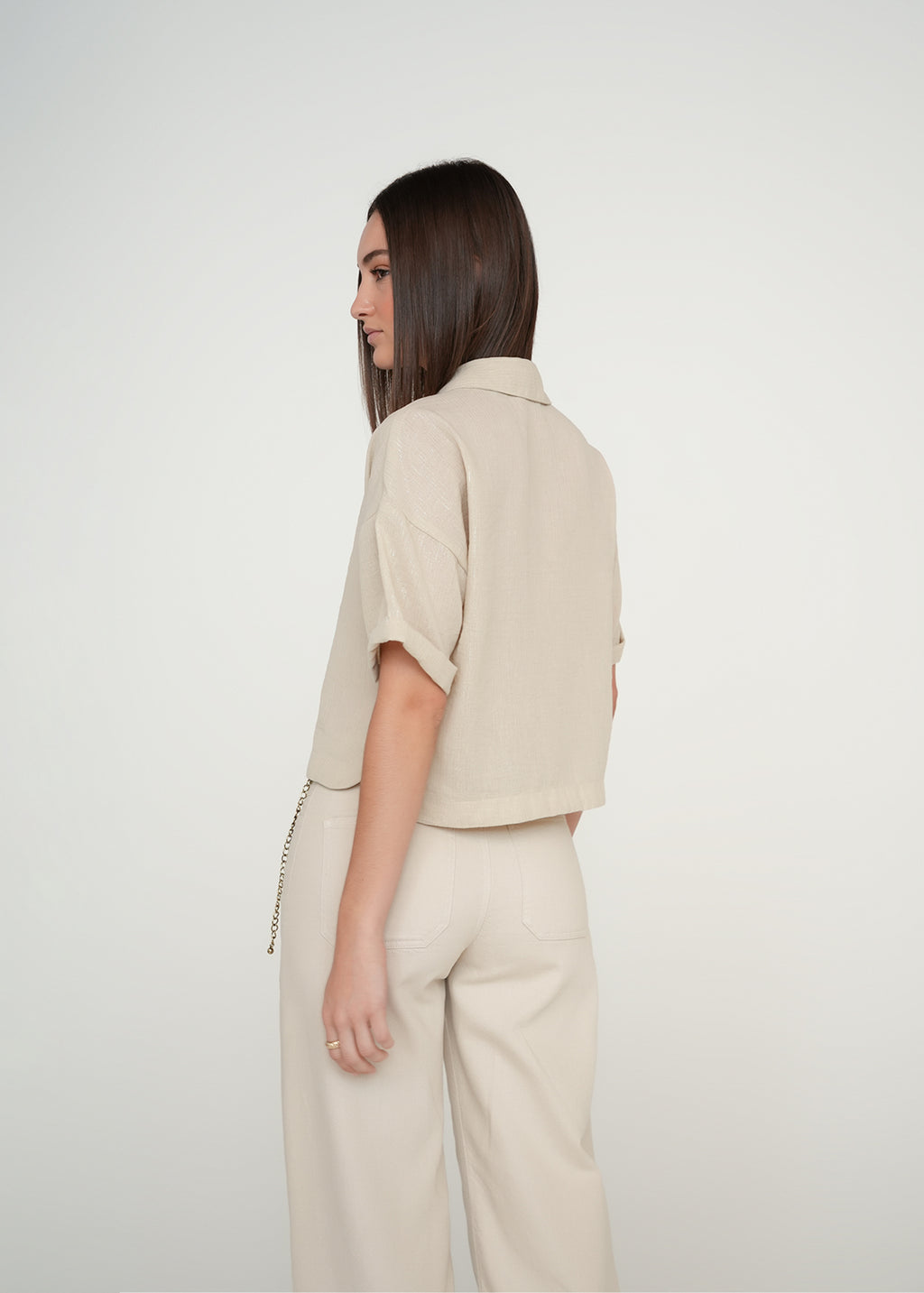 Camisa clásica corta - Crudo 14_419G350_CRU110110_5