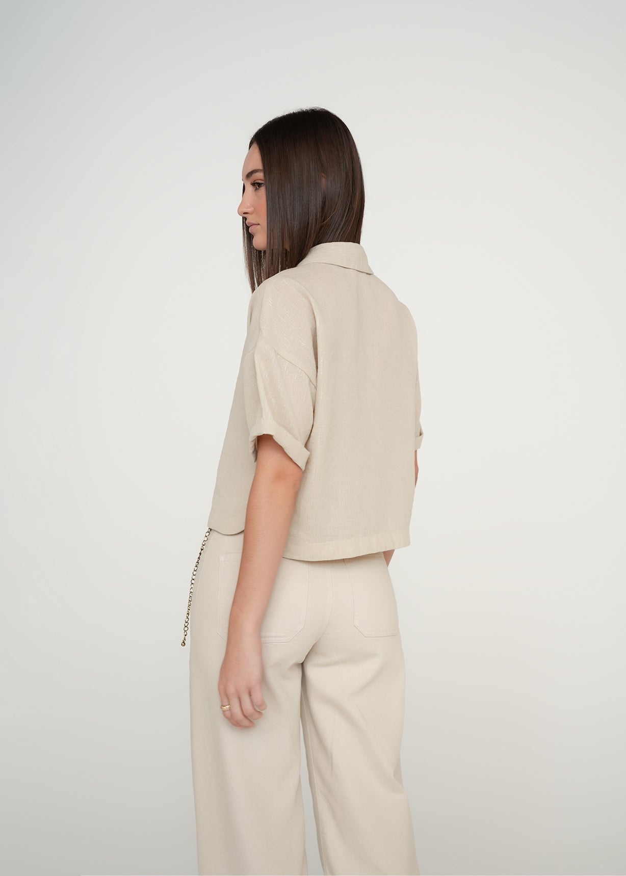 Camisa clásica corta - Crudo 14_419G350_CRU110110_5