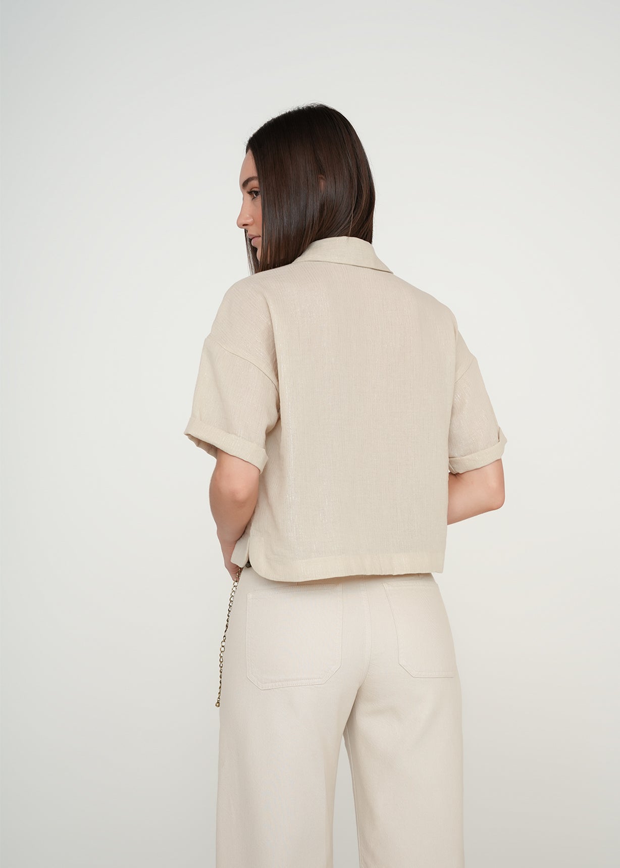 Camisa clásica corta - Crudo 14_419G350_CRU110110_7