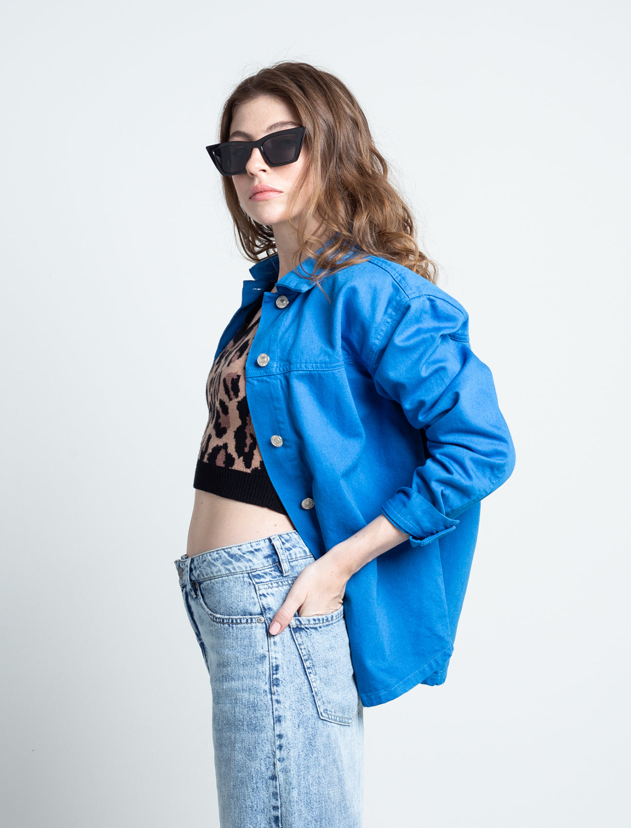 Chaqueta tipo camisa - Azul 14_421F306_AZU184051_4