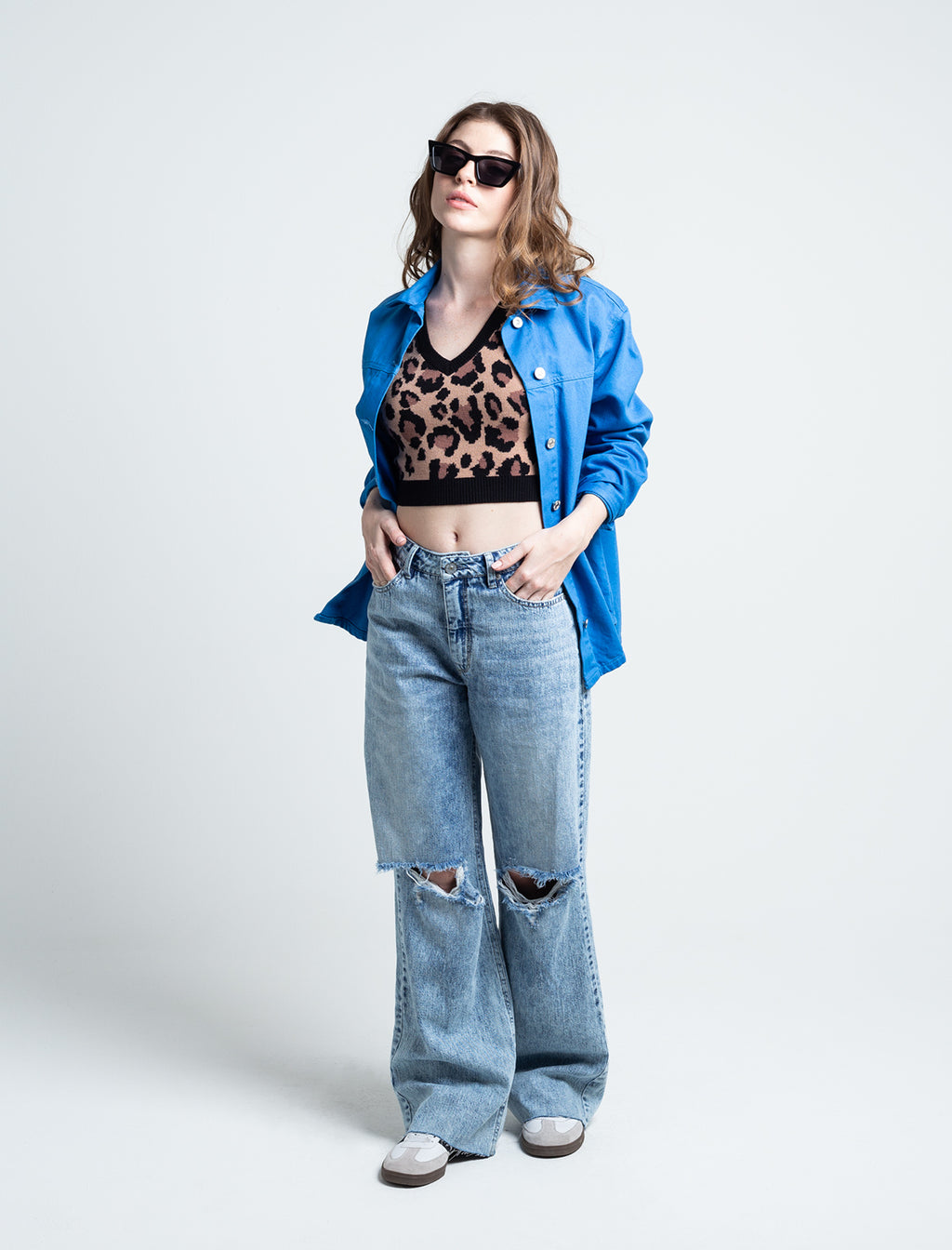 Chaqueta tipo camisa - Azul 14_421F306_AZU184051_5