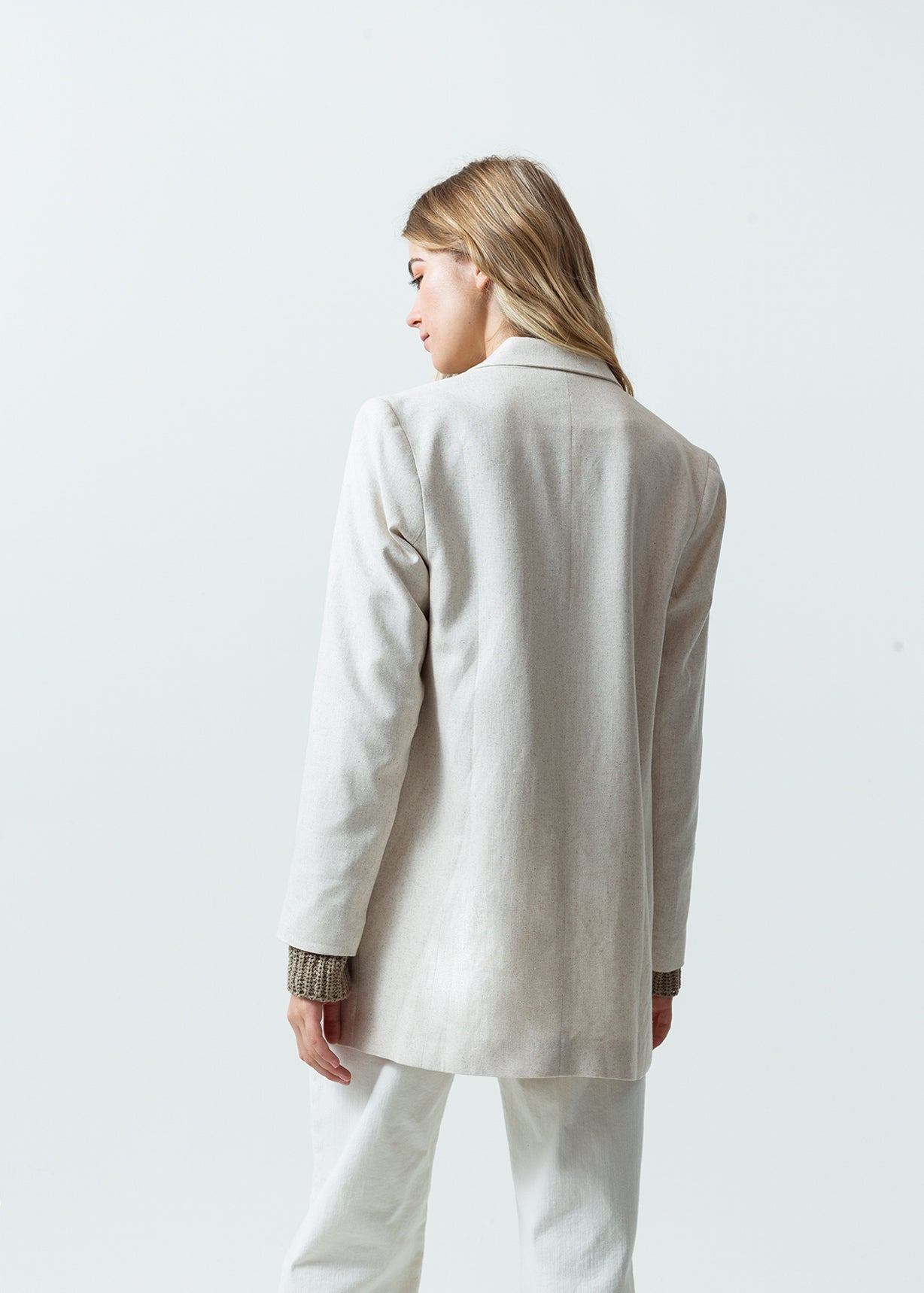 Chaqueta tipo blazer - Crudo 14_421G030_CRU134403_6