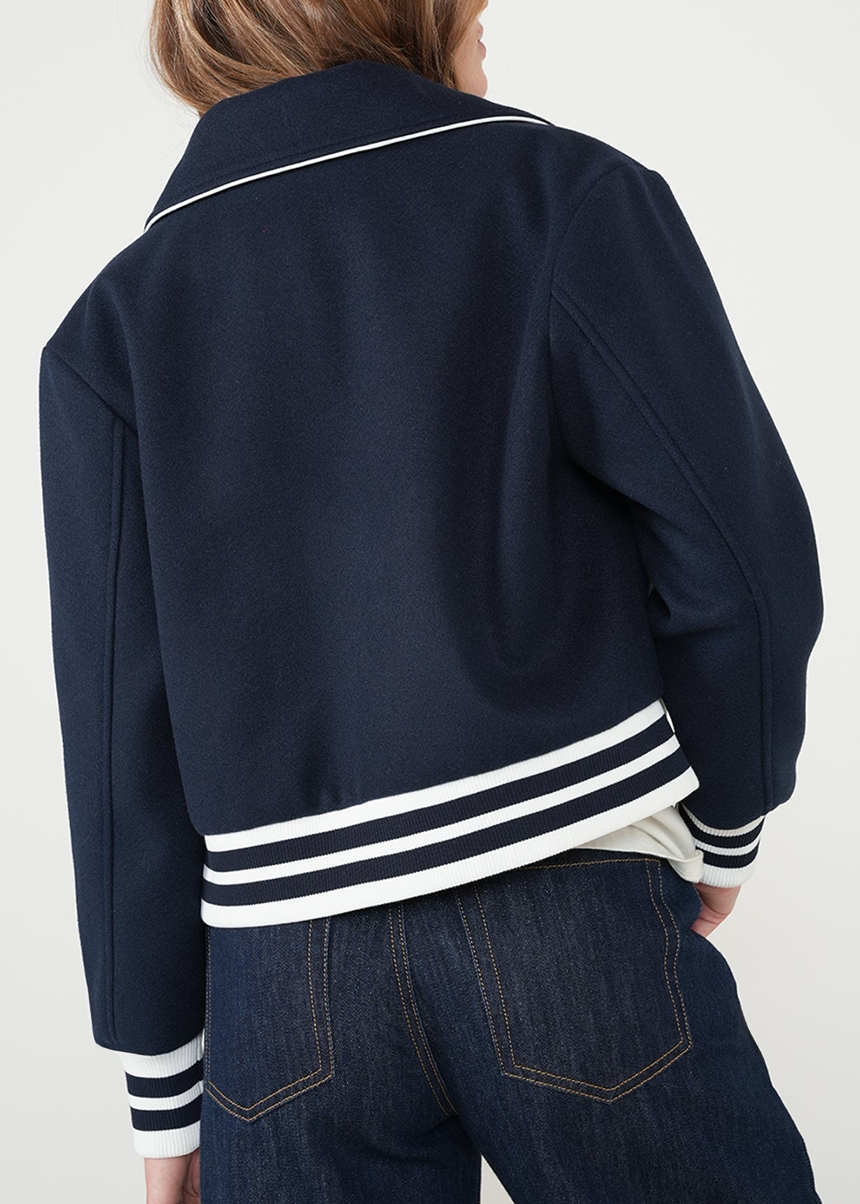 Chaqueta con bloques de color - Azul 14_421H030_AZU193923_6
