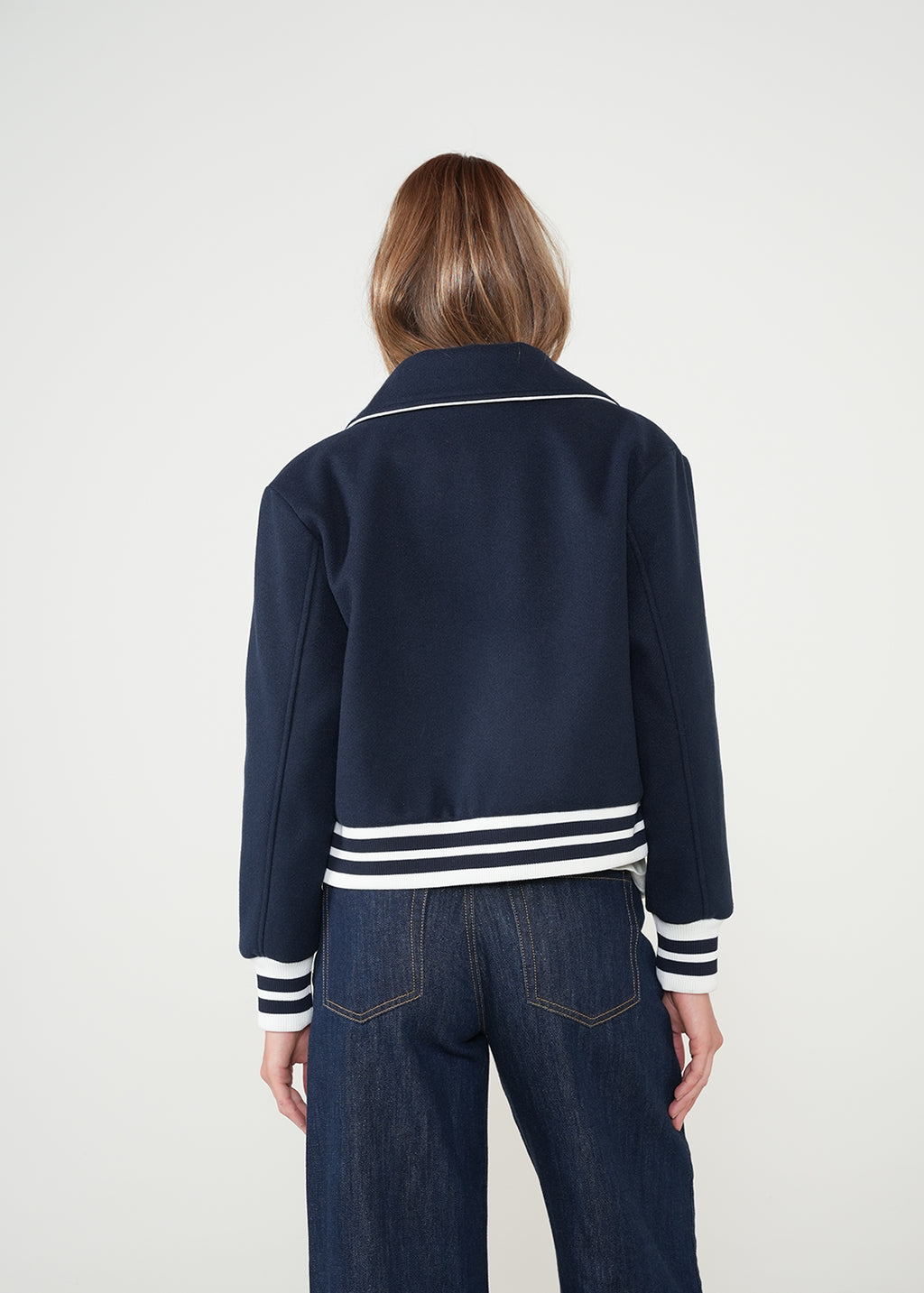 Chaqueta con bloques de color - Azul 14_421H030_AZU193923_7