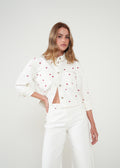 Chaqueta con corazones bordados - Crudo 14_421H325_CRU111001_0