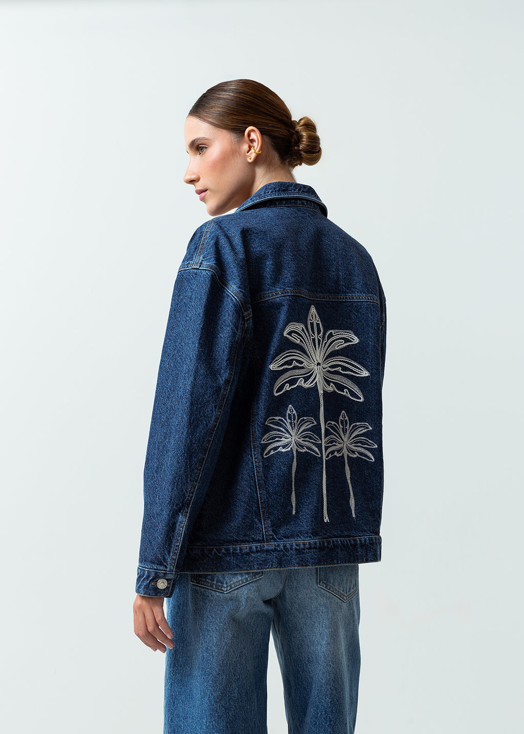 Chaqueta en denim tipo trucker - Azul 14_422G301_AZU183928_0