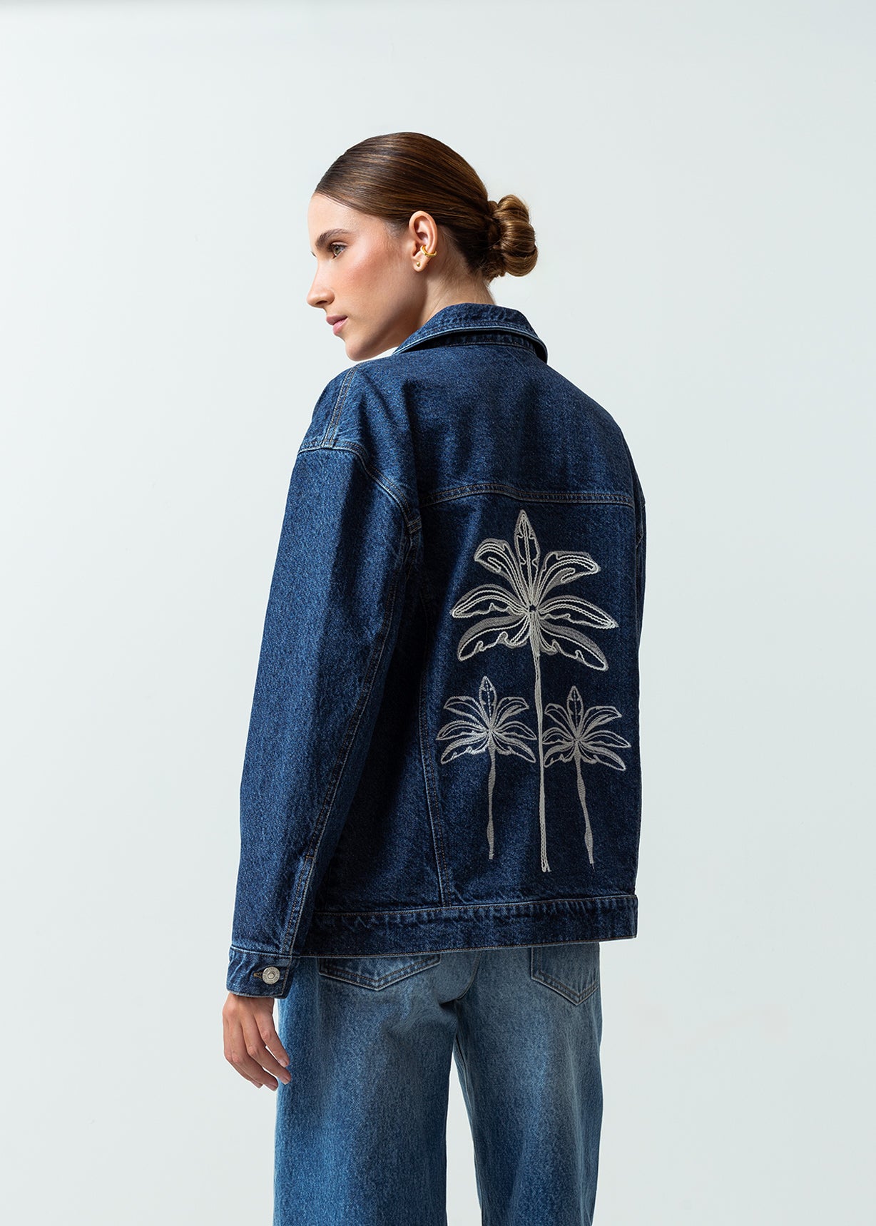 Chaqueta en denim tipo trucker - Azul 14_422G301_AZU183928_0