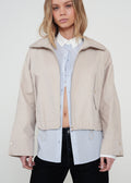 Chaqueta con capucha - Beige 14_422H032_BEI140002_0