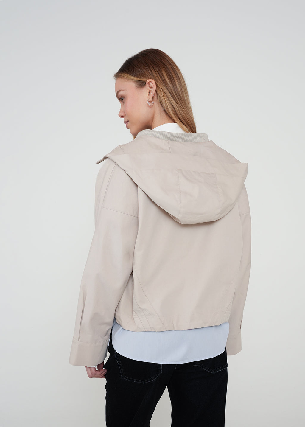 Chaqueta con capucha - Beige 14_422H032_BEI140002_5