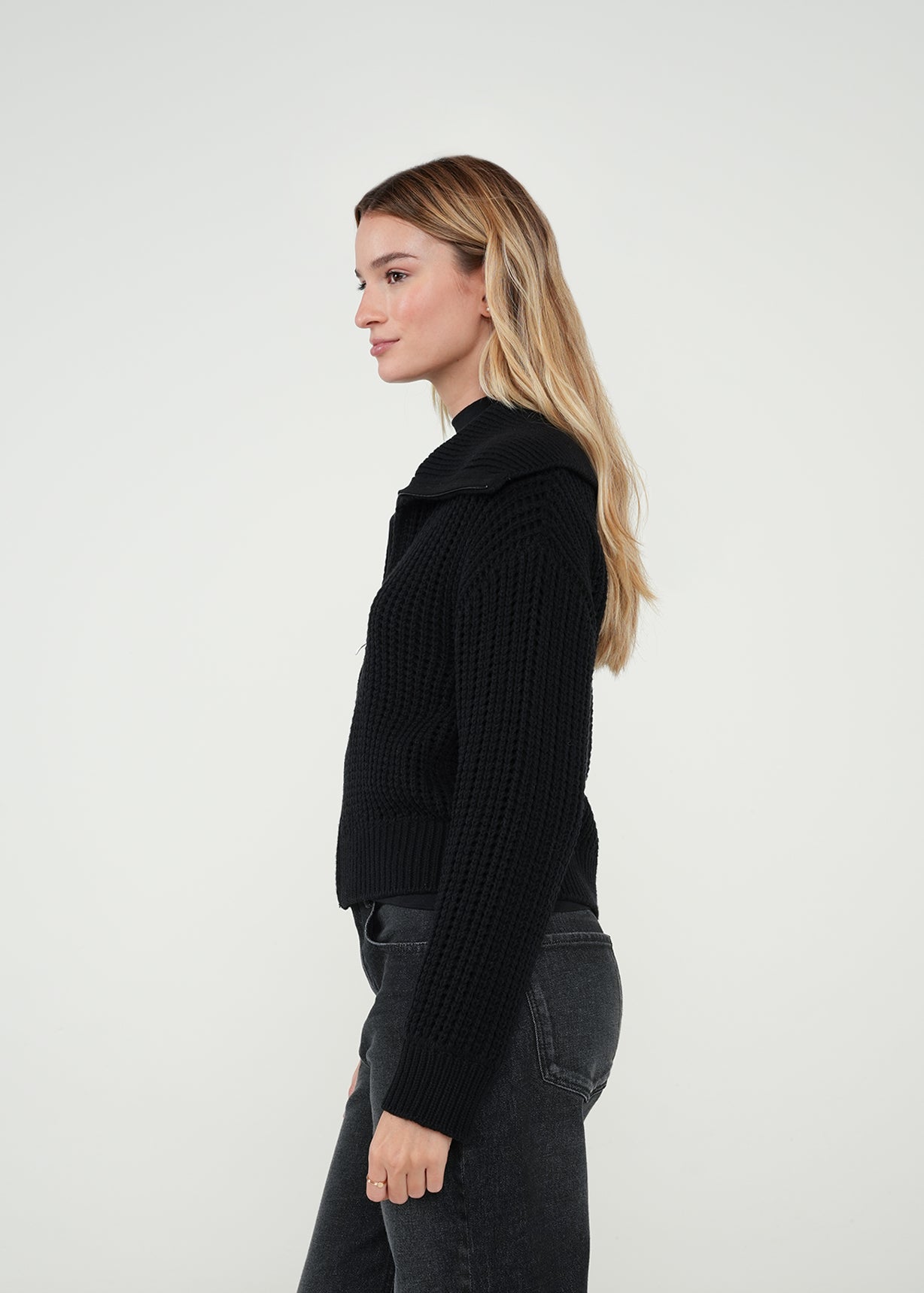 Chaqueta tejida con cierre - Negro 14_422H040_NEG193909_5